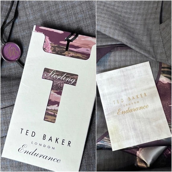 NWT TED BAKER 100% Wool Charcoal Plaid Check Blazer Performance Jacket 36R - Picture 7 of 13